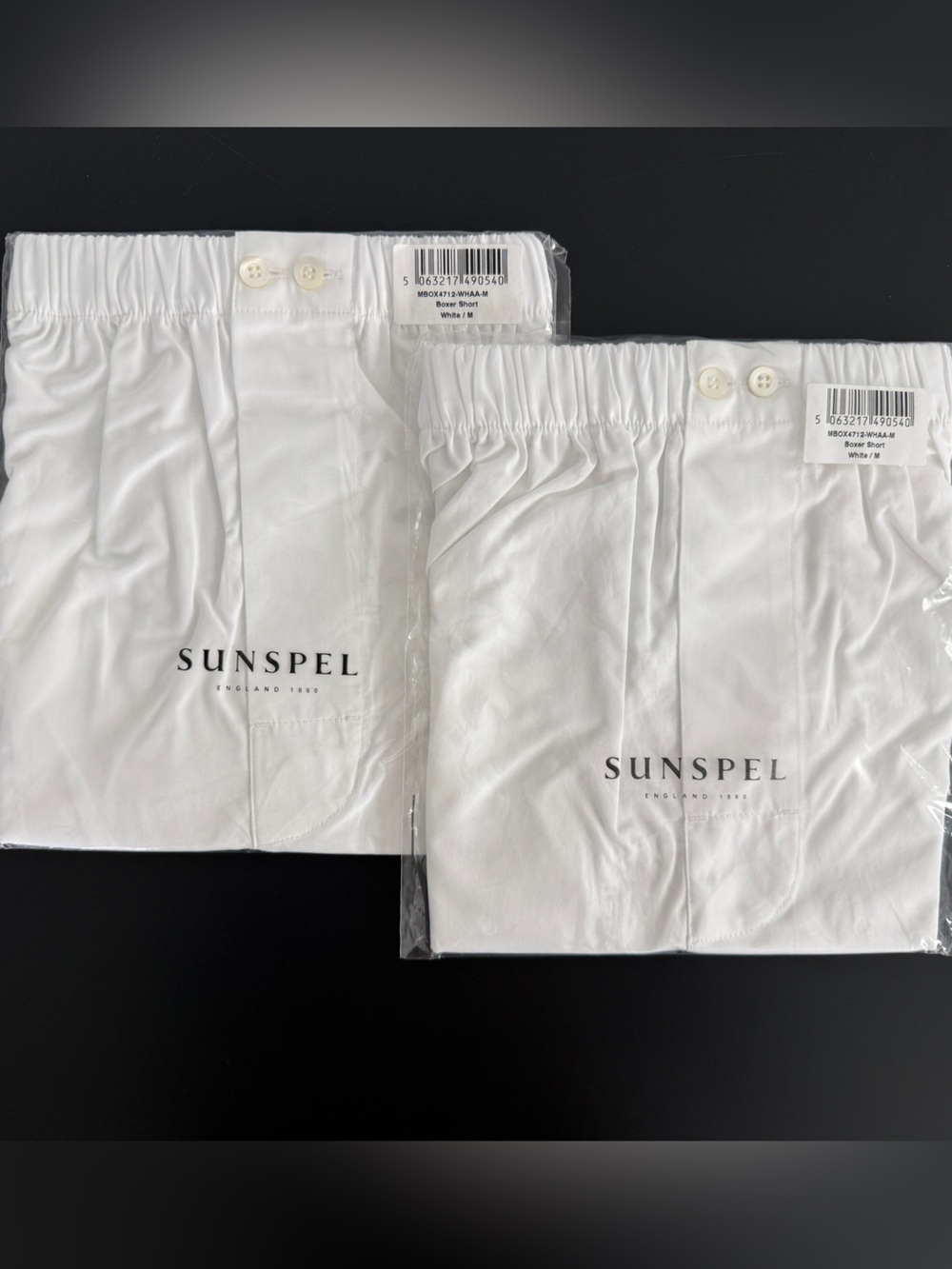 SUNSPEL - Two (2) Sea Island Cotton Boxer Short MSRP $270